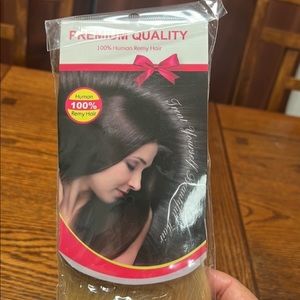 BLONDE REMY CLIPS  IN EXTENSIONS 18” 120 G